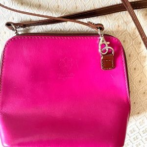 Made in Italy - Firenze Leather Artisan cross body Purse